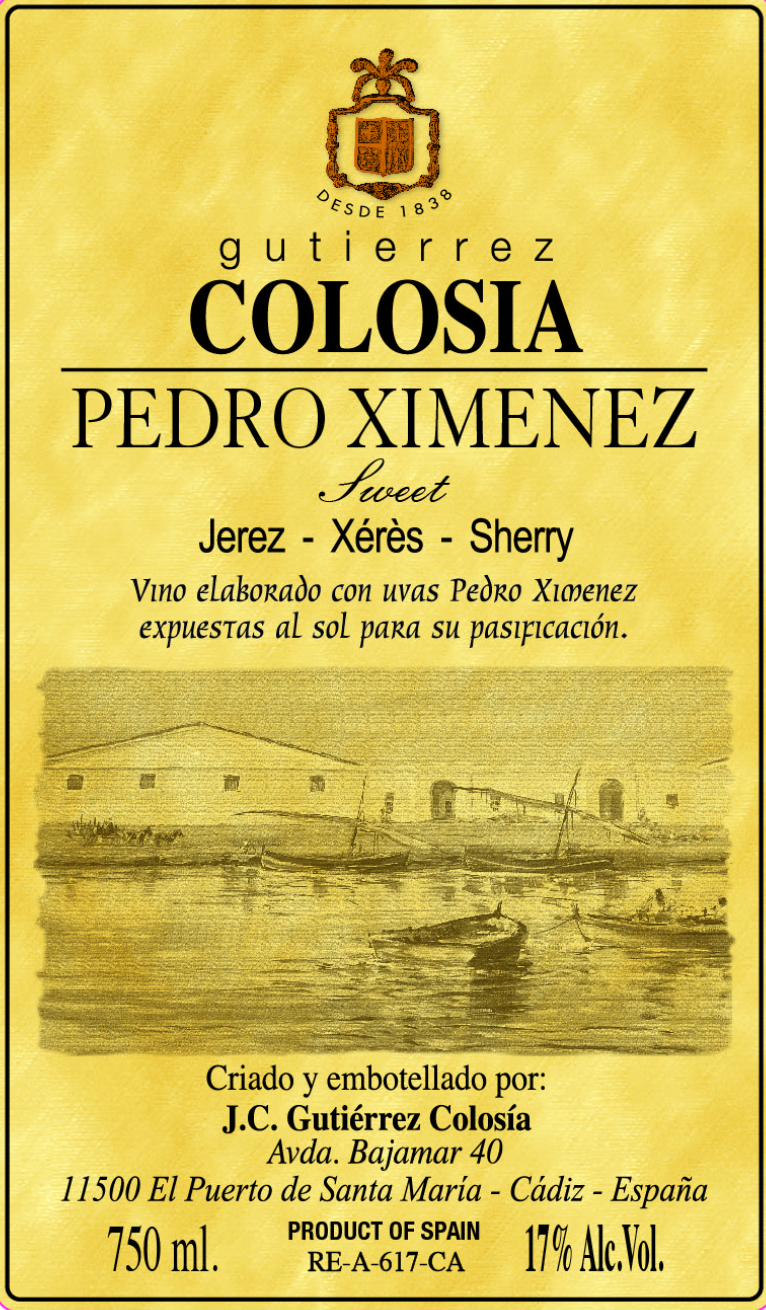 Gutiérrez Colosía, 'PX Pedro Ximénez' – VinoVi&Co