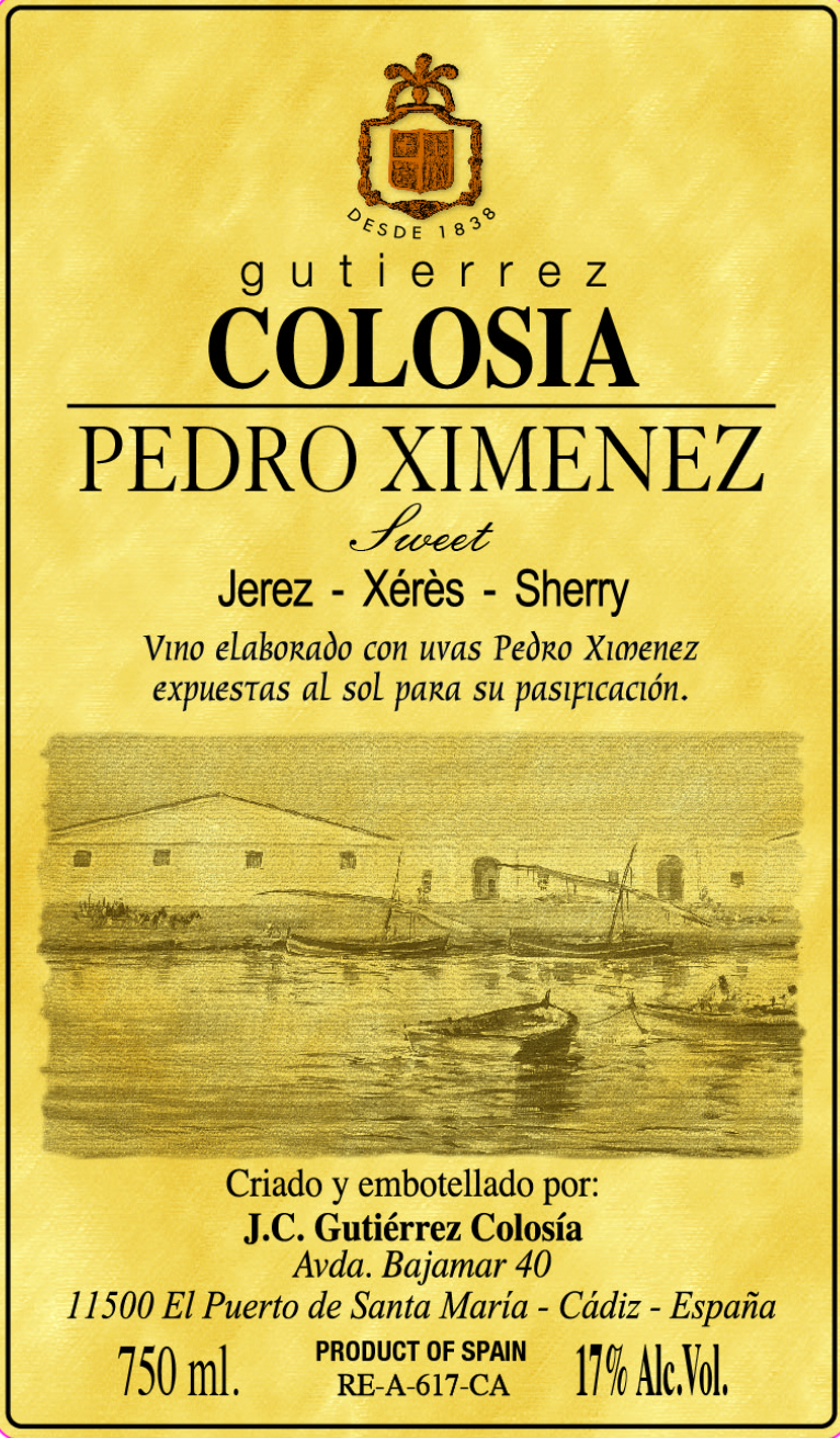 Gutiérrez Colosía, 'PX Pedro Ximénez'